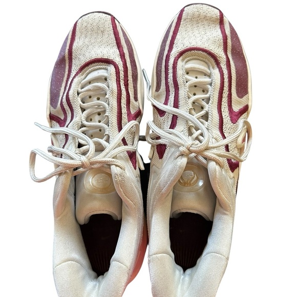 Nike Men's Cosmic Unity 2 Athletic Shoes in Red and Coconut milk - Picture 6 of 8